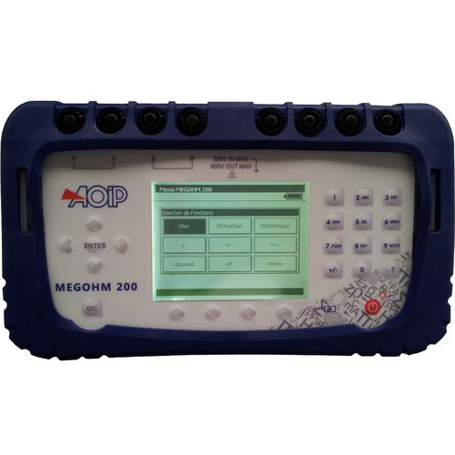 Digitales Megohmmeter - MEGOHM 200 - AOIP - Tisch / gehärtet / Niederspannung