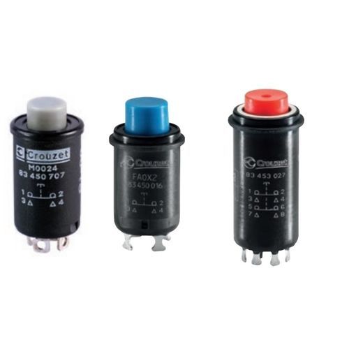 Wasserdichter Drucktaster - 8345 series - Crouzet - unbeleuchtet / rund