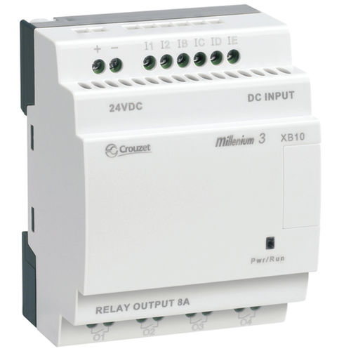 DIN-Schiene-SPS - XB10 series - Crouzet - Analogeingänge / mit erweiterbaren E/A-Karten