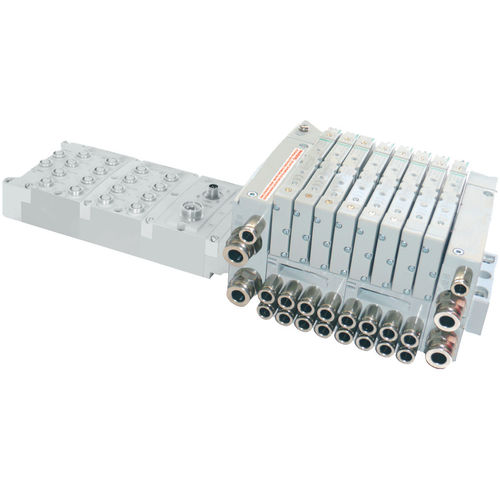 Schieber-Ventilinsel - AVENTICS™ 501 - ASCO - magnetbetrieben / 3/2-Wege / 5/2-Wege
