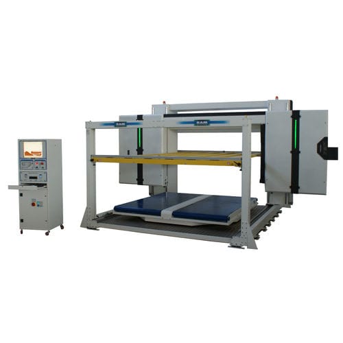 Bandmesserschneidemaschine - SLC EV - RAM Elettronica - mit gezackter Klinge / mit waagerechter Klinge / mit scharfer Klinge