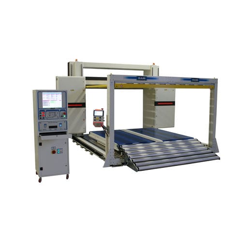Schneidemaschine mit waagerechter Klinge - SPL EV - RAM Elettronica - mit oszillierender Säge / mit gezackter Klinge / für Schaum