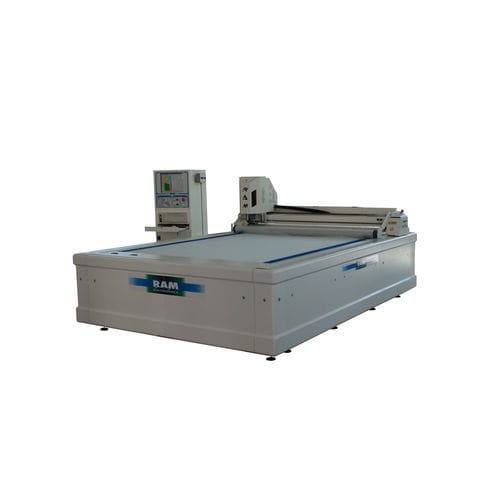 Schneidemaschine für Mehrlagengewebe - BF EV - RAM Elettronica - mit scharfer Klinge / für PVC / für Textil