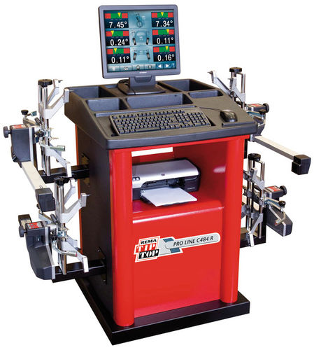 Achsmessgerät / 8 CCD - PROLINE C484 WIN - REMA TIP TOP GmbH - für PKW