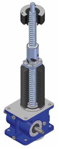 Kugelgewindespindel-Spindelhubgetriebe - VME-BS-B series - SNT - axial verfahrende Spindel / motorisiert