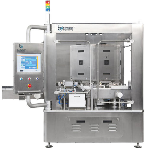 Vakuum-Dichtheitsprüfgerät - PK-VF - Bonfiglioli Engineering S.r.l. - Druck / Rotation / für gefüllte Behälter