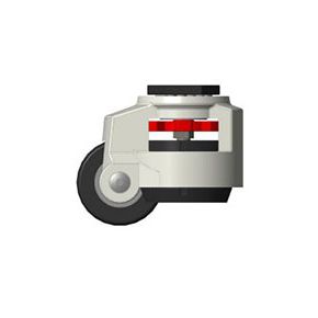 Bockrolle - FX series - CEF POLYMERES - mit Grundplatte / mit Kugellager / Hebe