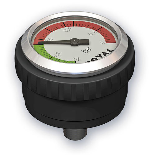 Rohrfeder-Vakuummeter - VAF 111 series - COVAL - Zeiger / mit Zifferblatt-Anzeige