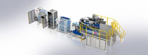 Extrusionsanlage / 7 Schichten - TubeFlex - Breyer GmbH Maschinenfabrik - Flachfolien / für HDPE / für LDPE