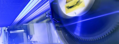 Säge für Extrusionsanlagen - Breyer GmbH Maschinenfabrik - Kreis / für Kunststoff / für Paneele