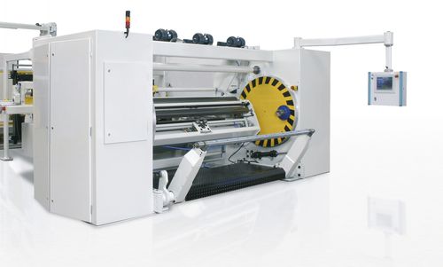 Folienwickler - Breyer GmbH Maschinenfabrik - automatisch / für Extrusionsanlagen / halbautomatisch