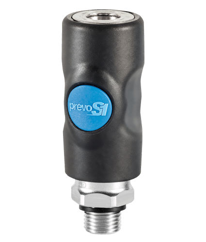 Druckluftanschluss - PREVO S1 : ISI 061151 - ISI 061152 - ISI 061153 - Prevost - Push-to-Lock / ISO / antistatisch