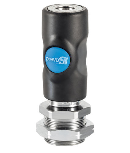 Pneumatischer Anschluss - PREVO S1 - ISI 062101 - Prevost - Gewinde / Push-to-Lock / Verbundwerkstoff
