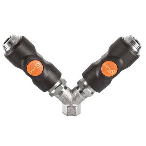 Pneumatischer Anschluss - BSI 06810 series - Prevost - Gewinde / Push-to-Lock / Y-förmig
