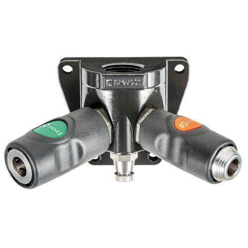 Pneumatischer Anschluss - ESI 078104WKB6 - Prevost - Gewinde / Push-to-Lock / Y-förmig