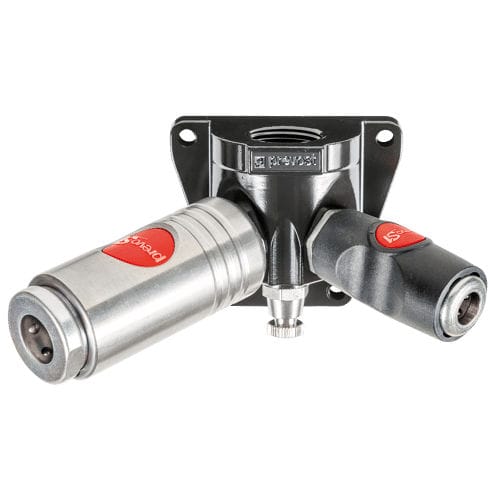 Pneumatischer Anschluss - USI 118204WKU6 - Prevost - Einschraub / Push-to-Lock / Y-förmig