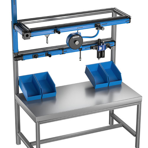 Rohrsystem für Druckluft - PPS SQ - Prevost - Aluminium / modular