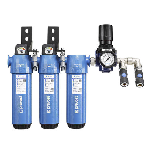 Patronenfilteranlage - MSR - MSCR series - Prevost - für Druckluft / hochwirksam