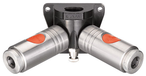 Pneumatischer Anschluss - USI 118204WK - Prevost - Gewinde / Push-to-Lock / Y-förmig