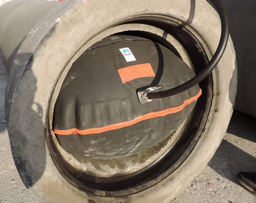 Aufblasbare Blende - OPAP series - PRONAL - elastisch / für Kanalisationen / Umweltschutz
