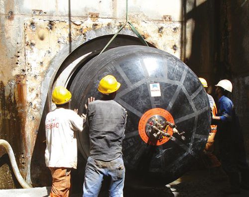 Aufblasbare Blende - O series - PRONAL - elastisch / für Kanalisationen / Elastomer