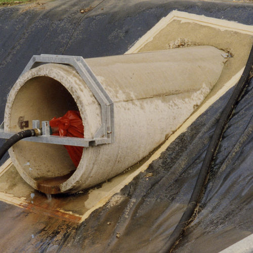 Aufblasbare Blende - OFR series - PRONAL - für Kanalisationen / Umweltschutz