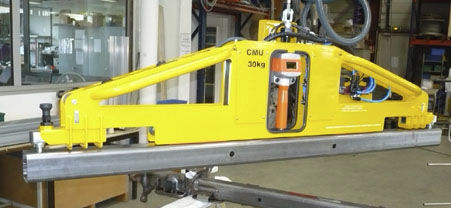 Pneumatischer Manipulator - X090 - SAPELEM - mit Hubmagnet / für Greifanwendungen / für Handling von Fahrzeugteilen