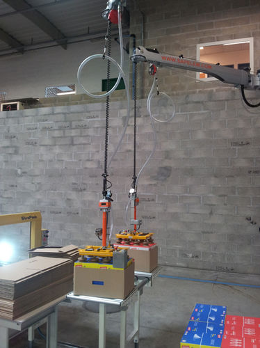 Manipulator mit Saugnapf - X221 - SAPELEM - für Karton / für Greifanwendungen / ergonomisch