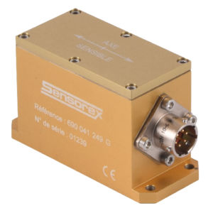 1-Achs-Neigungsmesser - SX41200 series - SENSOREX MEGGITT - mit Stromausgang / mechanisch / optisch
