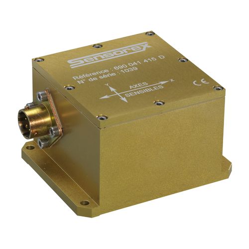 2-Achs-Neigungsmesser - SX41400 series - SENSOREX MEGGITT - mit Spannungsausgang / Closed-Loop / optisch