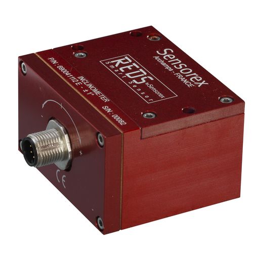 Einachs-Beschleunigungsmesser - SX41800 series - SENSOREX MEGGITT - Niedrigfrequenz / mit integrierter Elektronik / Industrie