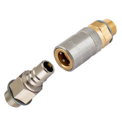 Hydraulikanschluss - RMI - Stäubli Fluid Connectors - pneumatisch / Schnell / Messing
