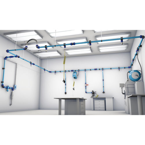 Aluminium-Rohrsystem - AML - Stäubli Fluid Connectors - für Druckluft / modular