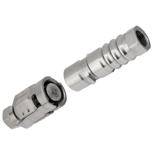 Anschluss für hohe Temperaturen - HTI - Stäubli Fluid Connectors - Kühlmittel / Schnell / Edelstahl