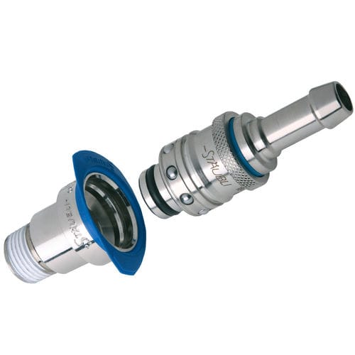 Hydraulikanschluss - RPL - Stäubli Fluid Connectors - Schnell / vernickeltes Messing / kompakt