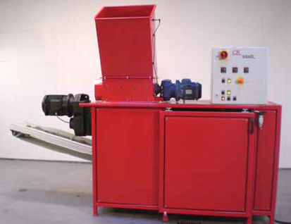 Kunststoffmüllpresse - C.K. Teknik A S - einteilig