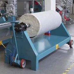 Gewebe-Wickler - Coatema Coating Machinery GmbH - mit Aufnahme
