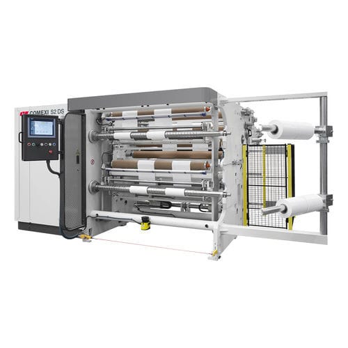 Kompakter Rollenschneider - S2 DS - Comexi Group Industries - für Stretchfolien / schnell / für Rollen