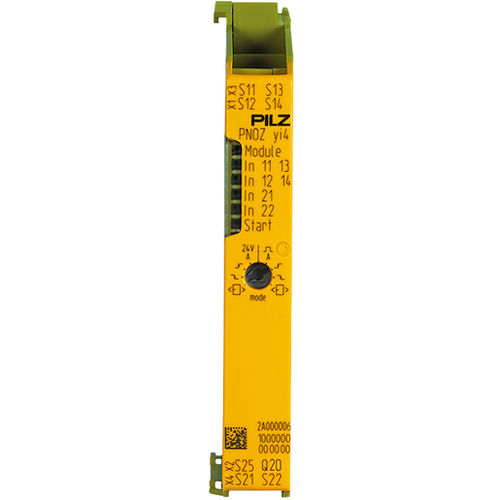 E/A-Erweiterungsmodul - PNOZ yi4 2DI T3C - PILZ - für Sicherheitsrelais / modular