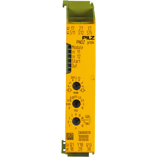 E/A-Erweiterungsmodul - PNOZ yio4 2DI 3NO t - PILZ - für Sicherheitsrelais / modular
