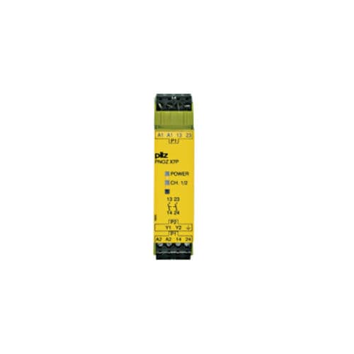 Sicherheitsrelais für Schalttafelmontage - PNOZ X7P - PILZ - Plug-in / Einkanal / 230 V AC