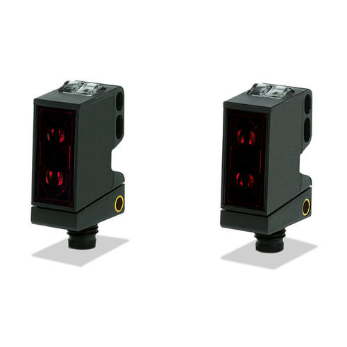 Optoelektronischer Sensor / mit Hintergrundausblendung - PILZ - rechteckig / für Verpackungsmaschine