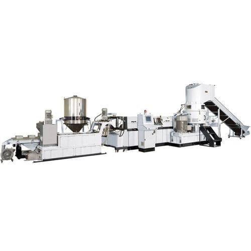 Extrusionsanlage mit Wasserkühlung - CK-SC120 - Cheng Yieu Development Machinery Co., Ltd. - mit hohem Durchsatz / Kunststoffrecycling / für PP