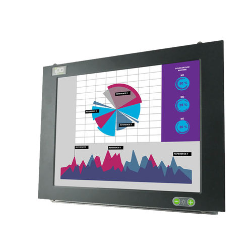 TFT-Monitor - ITAS 17F - IPO Technologie - mit resisitivem Touchscreen / LED / Industrie