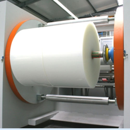 Kunststofffolien-Wickelmaschine - diamat Maschinenbau GmbH - motorisiert / für Extrusionsanlagen