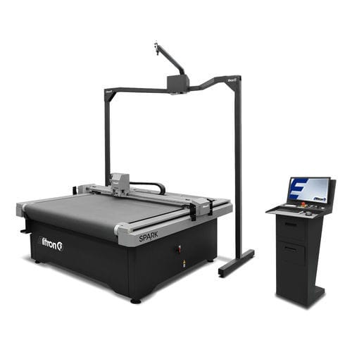 Automatische Schneidemaschine - SPARK C - Elitron IPM S.r.l. - Cutter / für Textil / für Kunststoffe