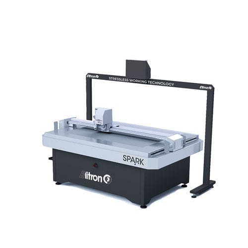Rundmesser-Schneidemaschine - SPARK F - Elitron IPM S.r.l. - für Schaum / für Textil / für Leder