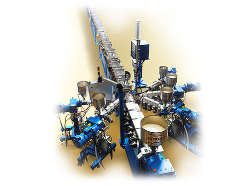 Extrusionsanlage / 5 Schichten - Extrudex Kunststoffmaschinen GmbH - Rohr / für PE / für EVOH