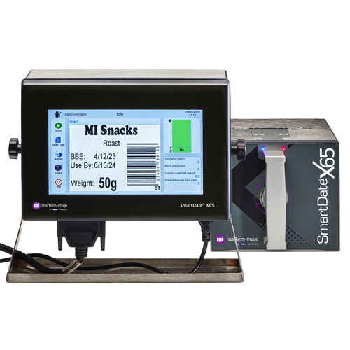 Großvolumiger TTO-Thermotransferdrucker - SmartDate® X65 - MARKEM-IMAJE - integrierbar / mehrfarbig / hochauflösend