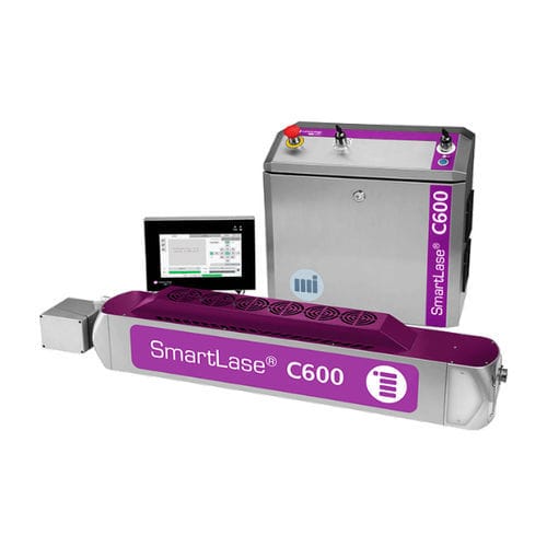 CO2-Lasercodierer - SmartLase C600 - MARKEM-IMAJE - für Kunststoff / für Papier / für Glas
